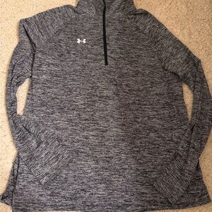 Under Armour Black and White Loose Fit Pullover
